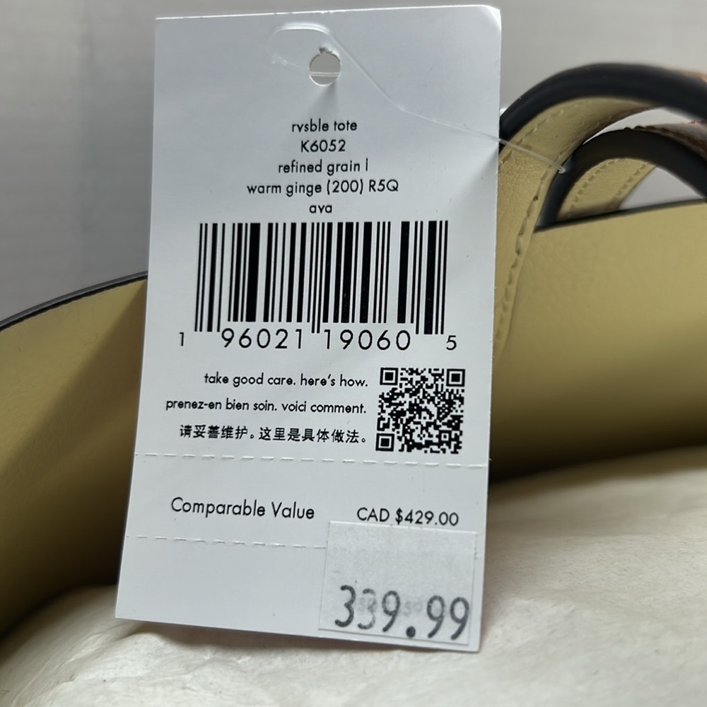 Kate Spade Brown and Cream Leather Reversible Tote in Warm Ginger - Picture 9 of 17